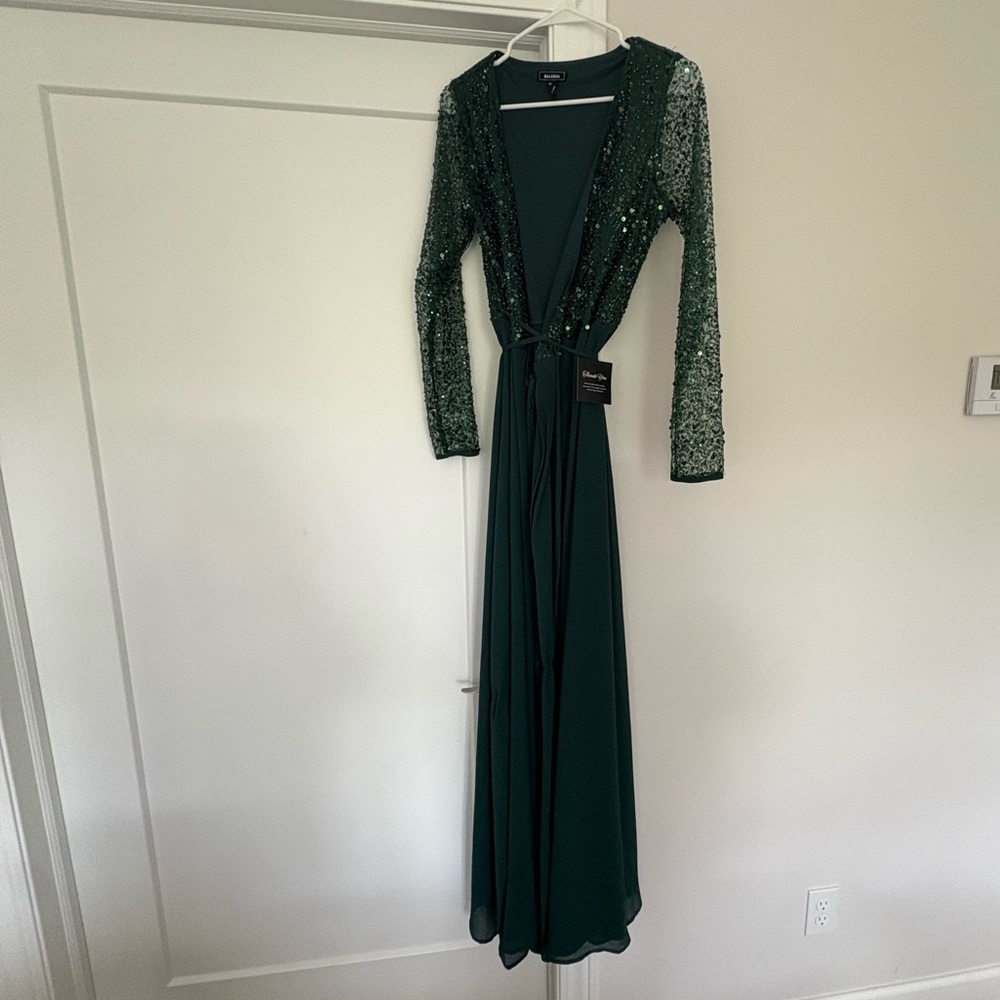 Green Sequin Soieblu Dress